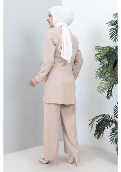 Ceketli Takım Bej 19005 fırsatları