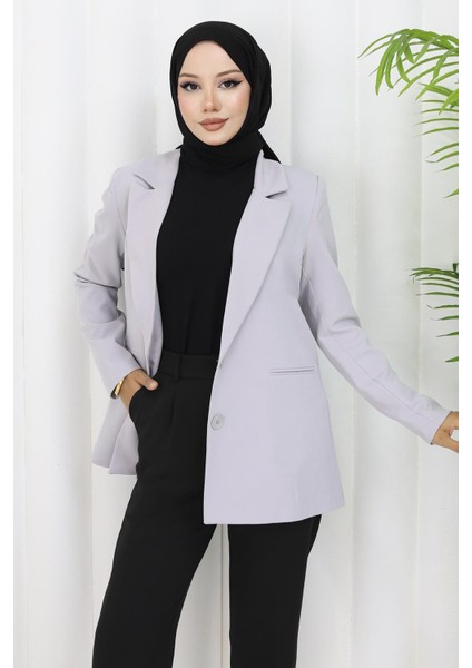 Kadın Ceket Gri 6146 modelleri