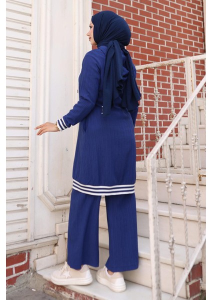 Fermuarlı Ribanalı Takım Indigo 10405 fırsatları