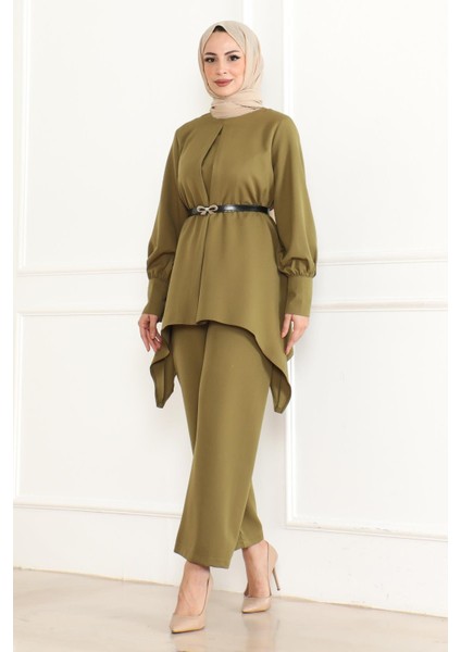 Kemer Detaylı Takım Haki MSW19001