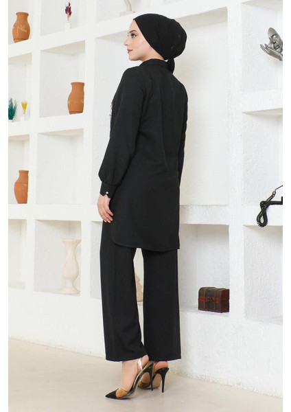 Arması Zincirli Takım Siyah 19206 fırsatları