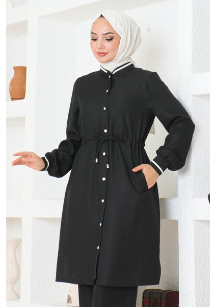 Beli Bağcıklı Ribanalı Takım Siyah 19212 fiyatları