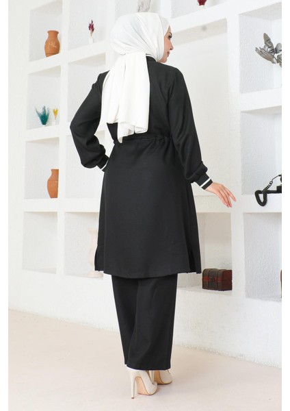 Beli Bağcıklı Ribanalı Takım Siyah 19212 fırsatları