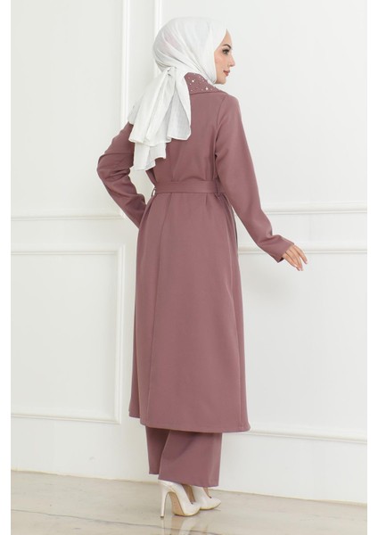 Inci Detaylı Takım Gül Kurusu MSW19216 fırsatları