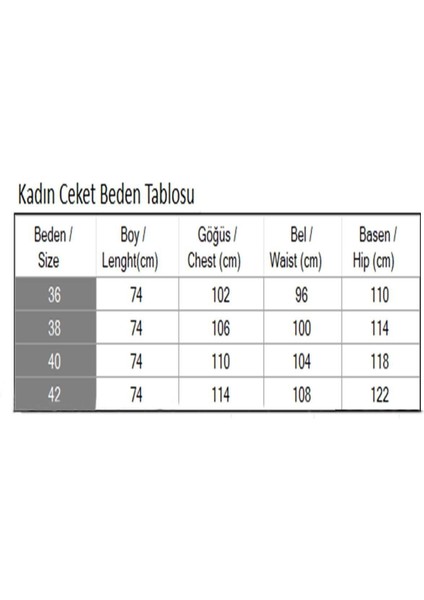 Kadın Ceket Beyaz 6146 indirimleri