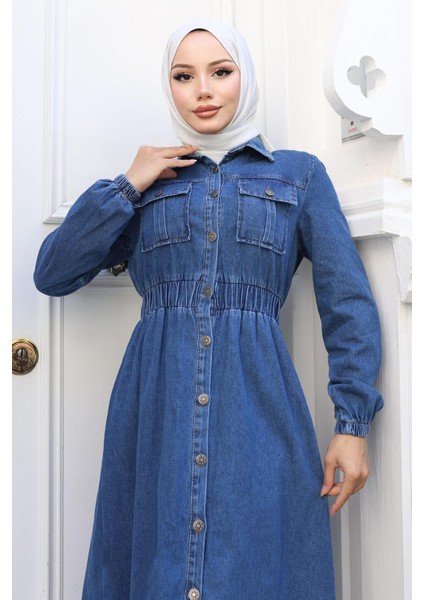 Beli Lastikli Kot Ferace Açık Mavi MSW19228 fiyatları