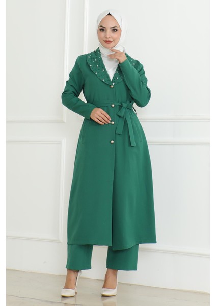 Inci Detaylı Takım Zümrüt MSW19216