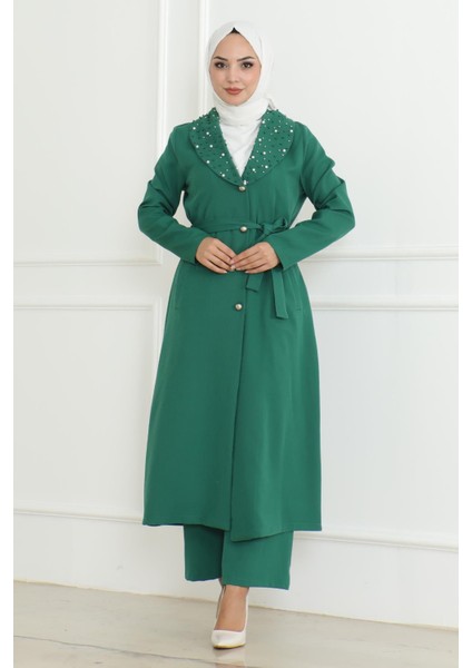 Inci Detaylı Takım Zümrüt MSW19216 modelleri