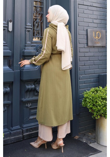 Beli Bağcıklı Kapşonlu Takım Haki 19241 fırsatları