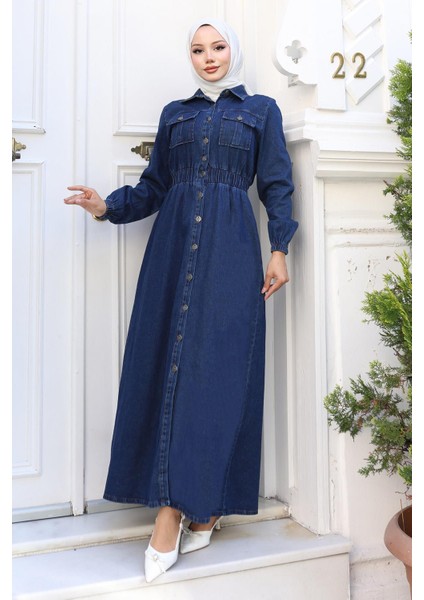 Beli Lastikli Kot Ferace Koyu Mavi MSW19228