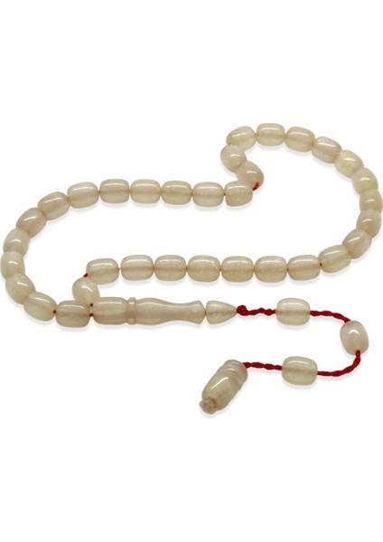 Sistemli Küp Kesim Bilek Boy Sedefli Şeffaf Beyaz Ateş Kehribar Tesbih