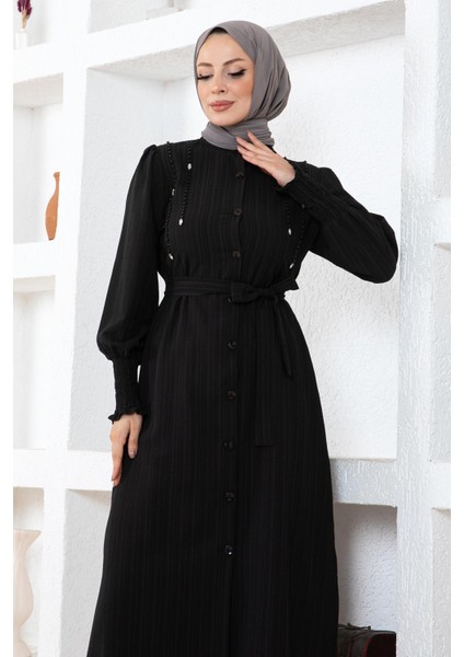 Inci Detaylı Takım Siyah 19360 fiyatları