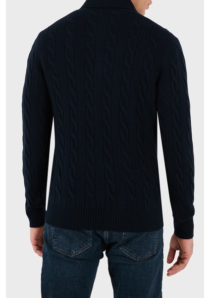 Yün ve Kaşmir Karışımlı Regular Fit Polo Yaka Kazak Erkek Polo Yaka Kazak 23172 19651 598 fiyatları