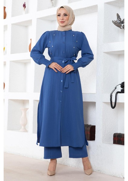 Inci Detaylı Takım Indigo 19360