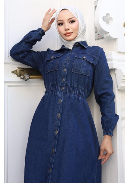 Beli Lastikli Kot Ferace Koyu Mavi MSW19228 fiyatları