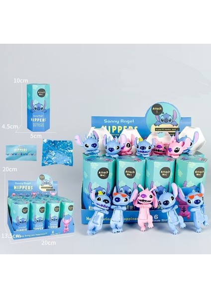 Stitch Sonny Angel Blind Box Hippers Sürpriz Figür Yapışkanlı Cep Telefonu Bilgisayar Aksesuar 1 Adet