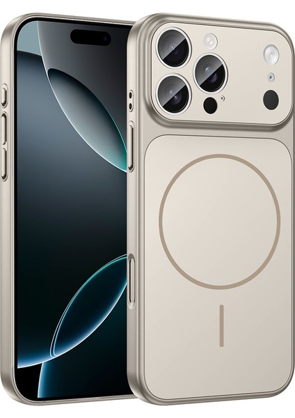 iPhone 14 Pro Için Kılıf (17 Pro Görünümlü) Magsafe Şarj Özellikli Kamera Korumalı Pc Çevirici Formen Kapak