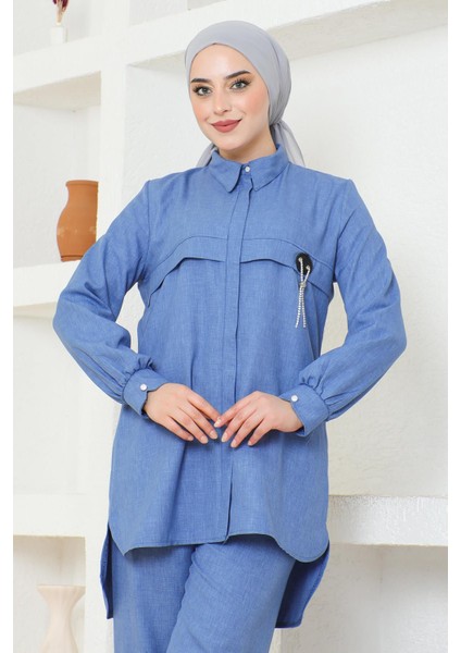 Arması Zincirli Takım Mavi 19206 fiyatları