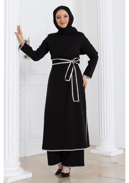 Çoban Dikişli Kemerli Takım Siyah MSW19365 modelleri