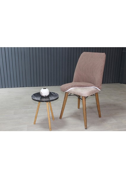 Oval Sandalye Kılıfı Jakar 6'lı Set Kahve fiyatları