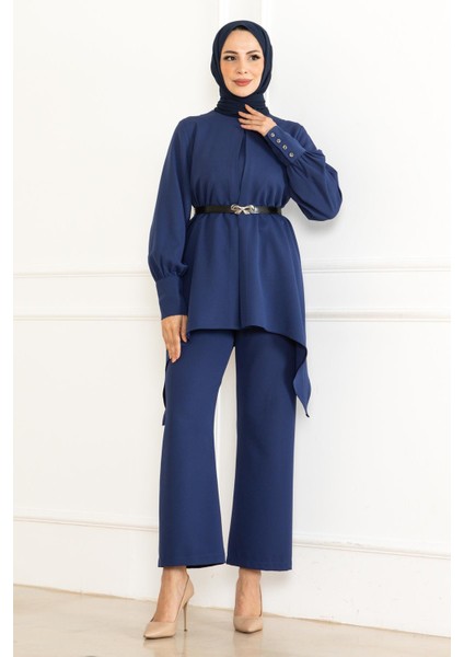 Kemer Detaylı Takım Indigo MSW19001