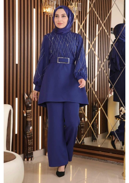 Incili Taş Detaylı Takım Indigo MSW19116 modelleri