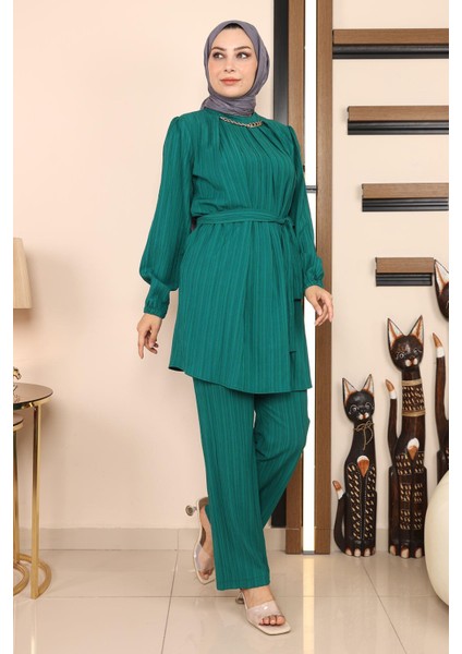 Zincir Detaylı Takım Zümrüt MSW19140