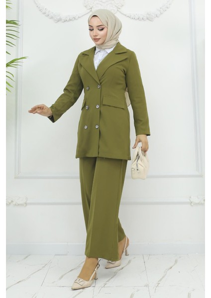 Ceketli Takım Haki 19005