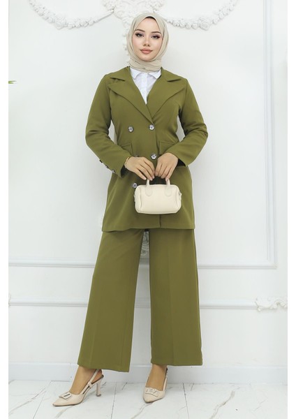 Ceketli Takım Haki 19005 modelleri