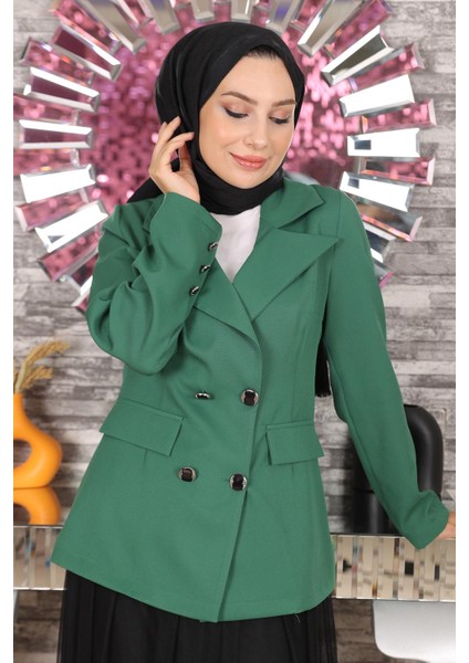 Ceketli Eteği Tül Takım Zümrüt MSW19151 fiyatları