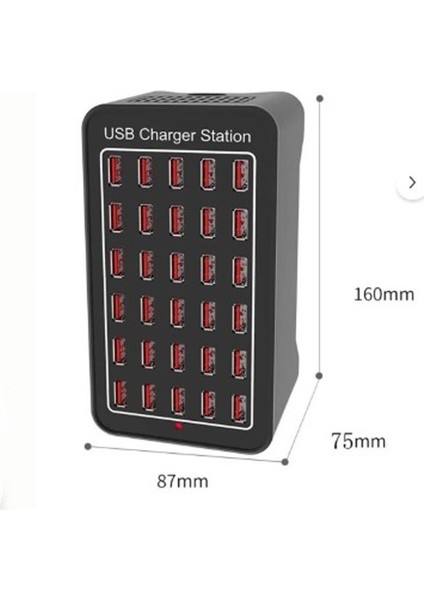 30 Port Çoklu USB Şarj Istasyonu 5V-10A 150W 30 Lu USB Şarj Cihazı fiyatları