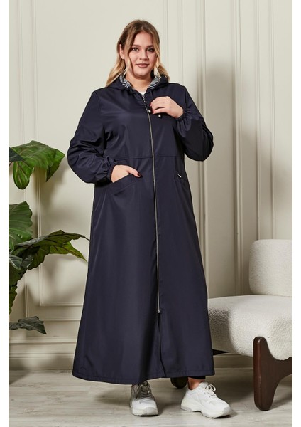 Kadın Büyük Beden Tam Boy Trenç fırsatları