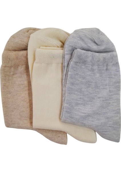 Kadın Düz Soket Çorap 3 lü 2 Paket