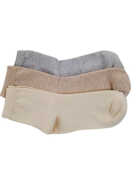 Kadın Düz Soket Çorap 3 lü 2 Paket modelleri