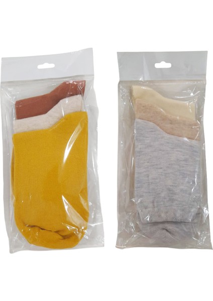Kadın Düz Soket Çorap 3 lü 2 Paket fırsatları