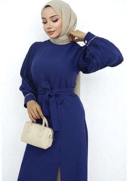 Piliseli Yırtmaçlı Takım Indigo MSW19239 fiyatları