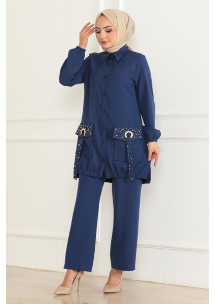 Cep Detaylı Takım Indigo 19229 modelleri