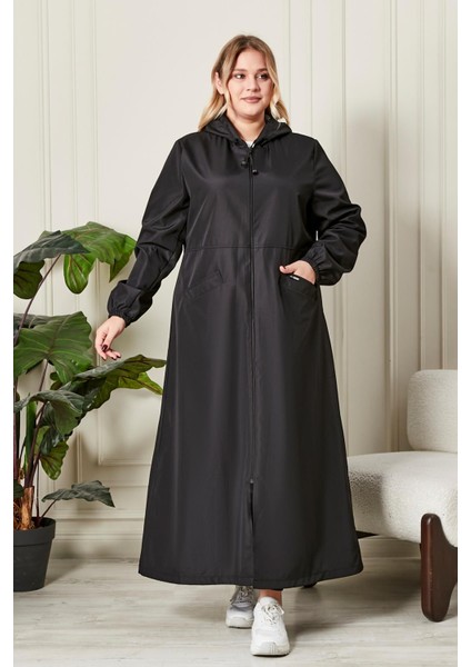 Kadın Büyük Beden Tam Boy Trenç modelleri