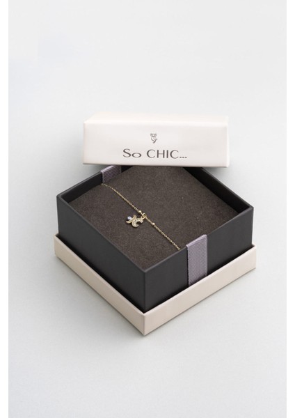 K Harfi 18 Ayar Sarı Altın Kaplama 19 cm Gümüş Nazar Bileklik indirimleri