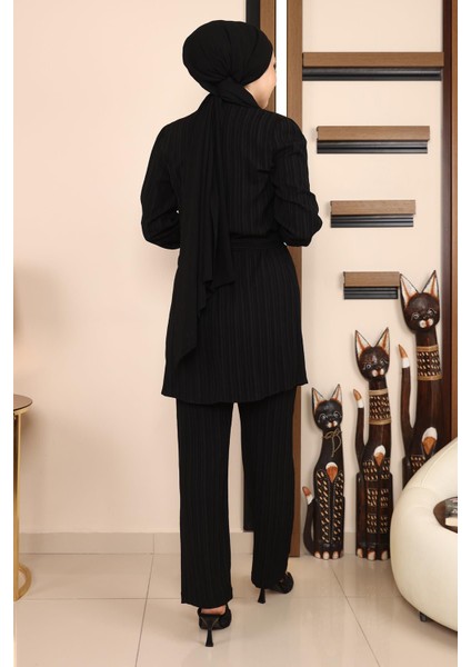 Zincir Detaylı Takım Siyah MSW19140 indirimleri