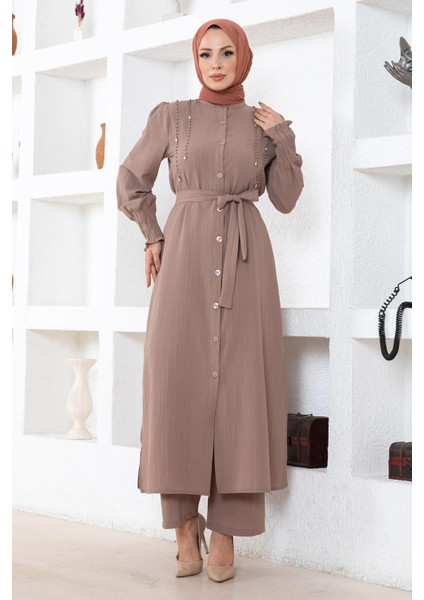 Inci Detaylı Takım Vizon 19360