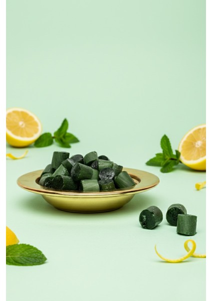 Nane ve Limon Aromalı Akide Şekeri Hediyelik Metal Kutulu 250 gr