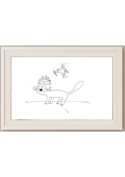 Karmanov Misha 29X21CM Orijinal Karikatür Tablo fırsatları