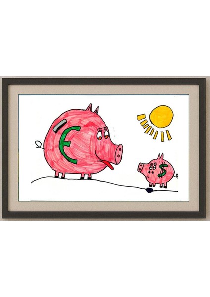 Irina Polyakova 29X21CM Orijinal Karikatür Tablo