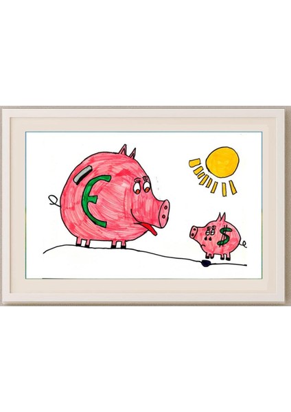 Irina Polyakova 29X21CM Orijinal Karikatür Tablo fırsatları