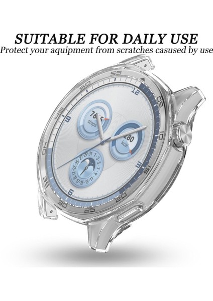 Huawei Watch Gt 6 46MM Silikon Parlak Renkli Ekran Koruyuculu Kasa Koruyucu (42MM Değildir) fırsatları