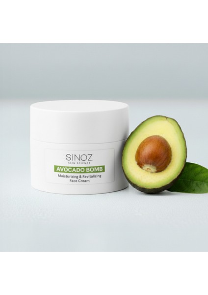 Avokado Bomb Canlandırıcı Nemlendirici Yüz Bakım Kremi 50 ml