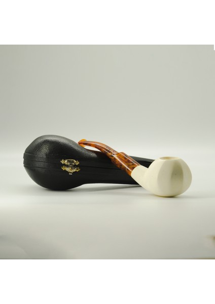 El Oyması Lületaşı Pipo – Facet Apple, Akrilik Ağızlık, Kılıflı fiyatları