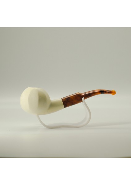 El Oyması Lületaşı Pipo – Facet Apple, Akrilik Ağızlık, Kılıflı modelleri