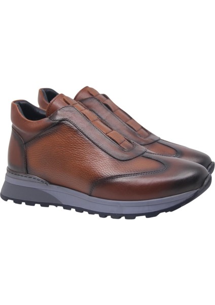 Erkek Kahverengi Günlük Hakiki Deri Ayakkabı